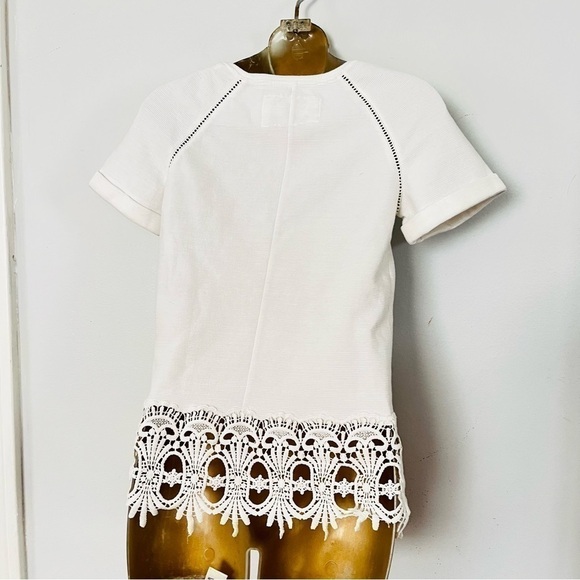 Saturday Sunday white lace top - Picture 5 of 5